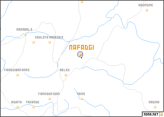 map of Nafadgi