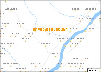 map of Nafadjibougouda