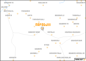 map of Nafadji II