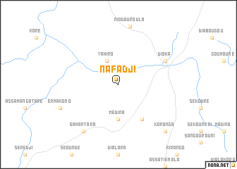 map of Nafadji