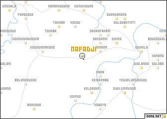 map of Nafadji