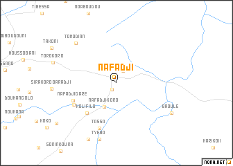 map of Nafadji