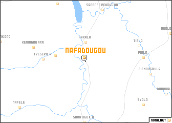map of Nafadougou