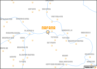 map of Nafana