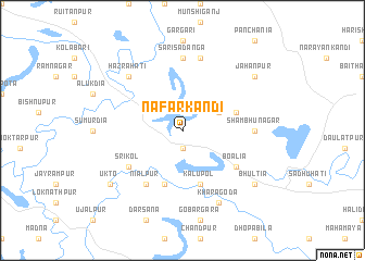 map of Nafarkāndi