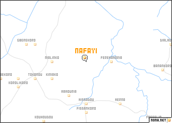 map of Nafayi