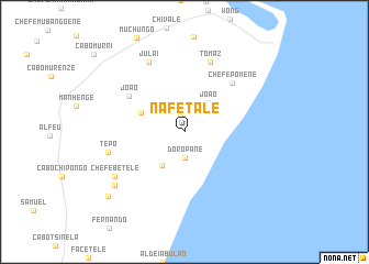 map of Nafetale