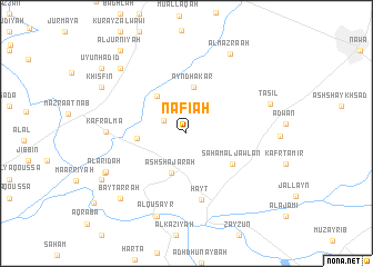 map of Nāfi‘ah