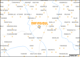 map of Nafindioul