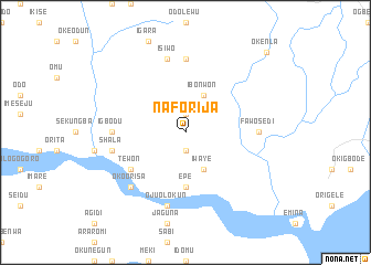 map of Naforija