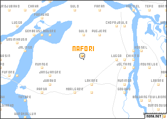 map of Nafori