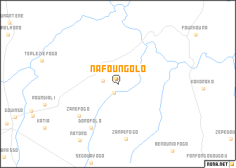 map of Nafoungolo