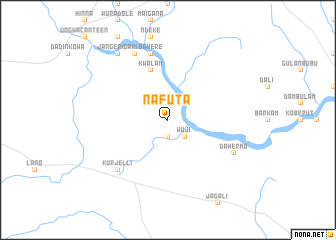 map of Nafuta
