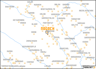 map of Nāgach