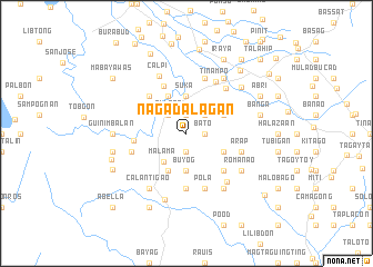 map of Nagadalagan