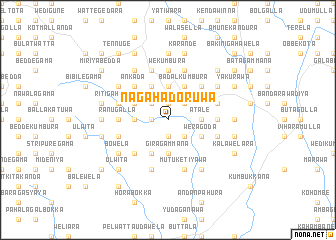 map of Nagahadoruwa