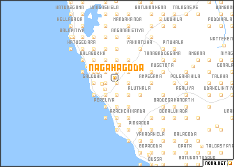 map of Nagahagoda