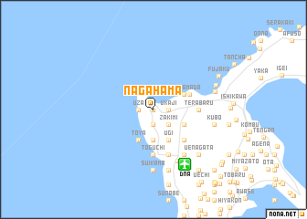 map of Nagahama