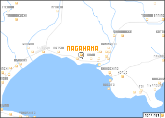 map of Nagahama