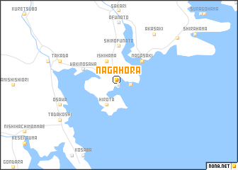 map of Nagahora