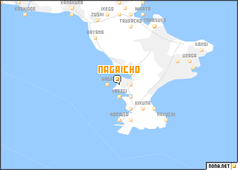 map of Nagaichō