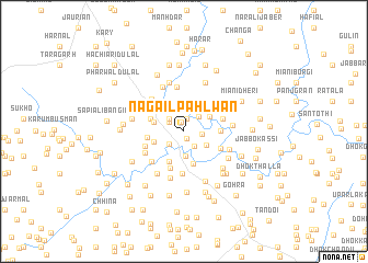 map of Nagail Pahlwān