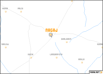 map of Nagaj