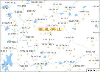 map of Nāgalapalli