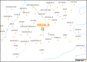 map of Nagala