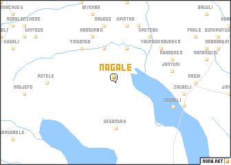 map of Nagale