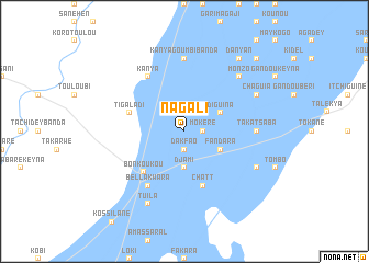 map of Nagali