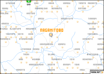 map of Nagamitobo