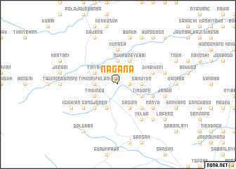 map of Nagana