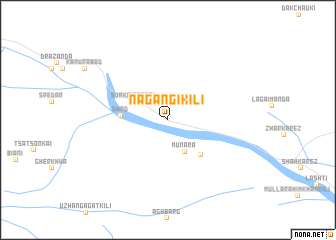 map of Nagāngi Kili
