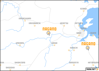 map of Nagano