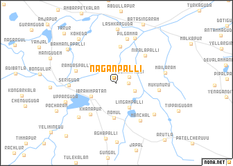 map of Nāganpalli