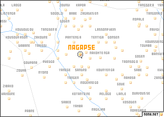 map of Nagapsé