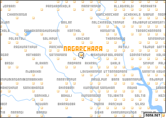 map of Nagarchara