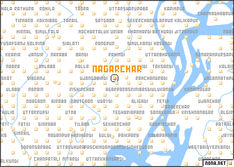 map of Nāgar Char