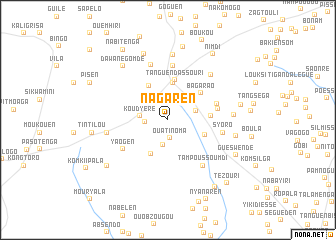 map of Nagaren