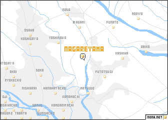 map of Nagareyama