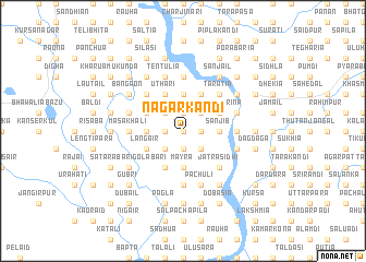 map of Nagarkāndi