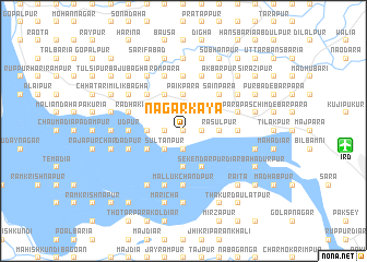 map of Nagarkaya