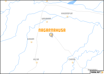 map of Nagar Nahusa