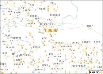 map of Nagar