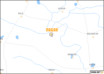 map of Nagar