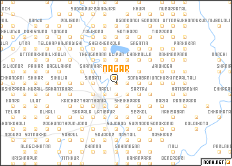 map of Nagar