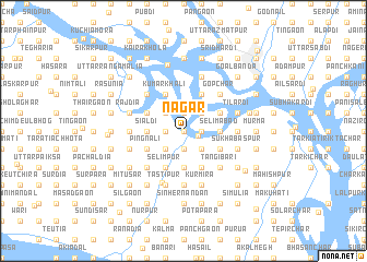 map of Nagar