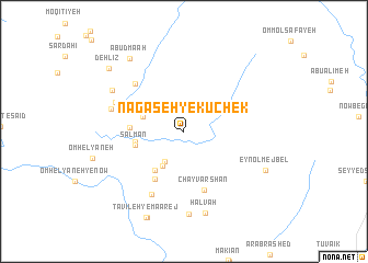 map of Nagāşeh-ye Kūchek