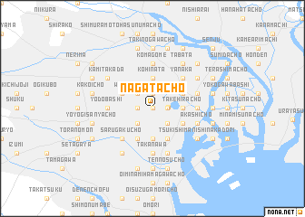 map of Nagatachō